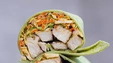 Spicy Caesar Salad Chicken Wrap