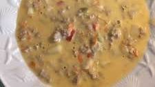 Spicy Cheeseburger Soup