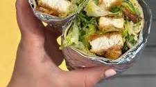 Spicy Chicken Caesar Wraps