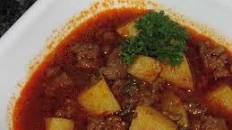 Spicy Potato-Beef Soup