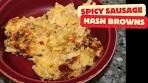 Spicy Sausage Hash Browns Recipe from Taste of Home New ...