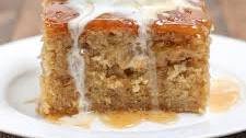 Sticky Banana Bread Pudding Cake