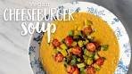 Vegan Cheeseburger Soup (plant-based, oil-free)