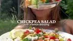 10-min chickpea salad 🥰🍋 with a simple lemon dressing ...