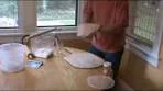 100% whole wheat pita with honey on the gas grill, for ...