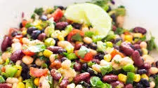 15 Minute Mexican Bean Salad Recipe