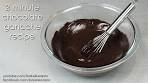 2 Minute Dark Chocolate Ganache Recipe / Chocolate Glaze ...