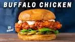 25 Minute Crispy Buffalo Chicken Sandwich (with Homemade ...