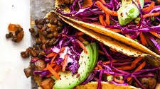 30 Minute Lentil and Mushroom Tacos