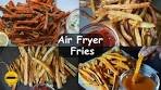 4 Veggie French Fries in Air Fryer/How to Make Best French ...