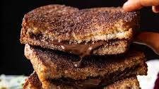 5 Minute Chocolate Cinnamon Sugar Toast