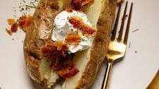 Air Fryer Bacon Baked Potato