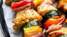 Air Fryer Chicken Skewers (Kebabs)