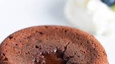 Air Fryer Chocolate Molten Lava Cakes