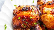 Air Fryer Honey Garlic Chicken Thighs