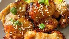 Air Fryer Honey Garlic Chicken Thighs