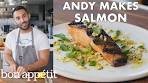 Andy Makes Grilled Salmon with Lemon Sauce | From the Test ...