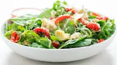 Artichoke and Spinach Salad no cooking required and 5 minute prep