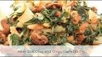 Asian Bok Choy and Crispy Ham Stir Fry