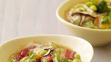 Asian noodle-vegetable soup