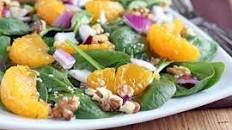 Asian Spinach Salad with Soy-Sesame Vinaigrette