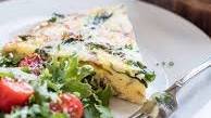 Asparagus, Ham and Kale Frittata