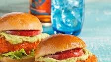 Avocado Buffalo Chicken Sliders