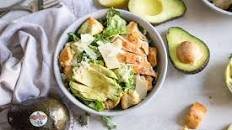 Avocado Chicken Caesar Salad