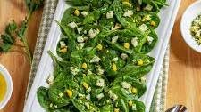 Baby Spinach Salad with Lemon Dijon Dressing