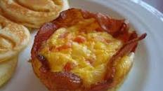 Bacon-Wrapped Cheddar Egg Bites