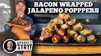 Bacon-Wrapped Jalapeño Poppers on the Blackstone Griddle ...