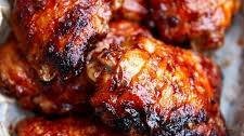 Baked BBQ Chicken Thighs