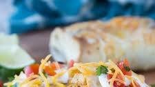 Baked Chicken Chimichangas