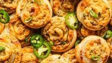 Baked Jalapeño Popper Pinwheels with Bacon