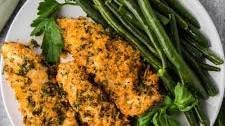 Baked Parmesan Herb Crusted Chicken (Breasts or Tenders)
