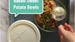 Baked Sweet Potato Bowls for Easy Meal Prep