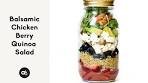 Balsamic Chicken Berry Quinoa Salad