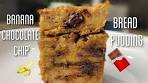 Banana Chocolate chip Bread Pudding