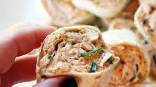 BBQ Chicken Cheddar Pinwheels
