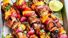 BBQ Pork Kabobs with Pineapple
