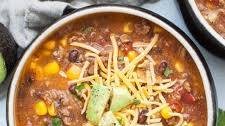 Beef Taco Soup