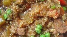 Beef, Vegetable and Quinoa Soup