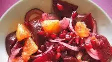Beetroot salad with pomegranate