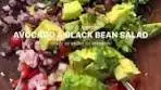 Black bean and avocado salad This is the perfect summer ...