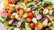 BLT Pasta Salad with Avocado