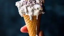 Blueberry Crumble Ice Cream