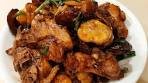BRAISED CHICKEN WITH CHESTNUTS AND SHITAKI ...