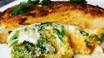 Broccoli and Cheese Stuffed Chicken Breast | Easy Chicken ...