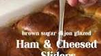 Brown Sugar & Dijon Ham Cheese Sliders Recipe