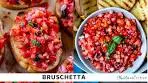 Bruschetta Al Pomodoro | Tomato Basil Bruschetta | Italian ...